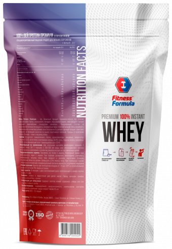 Fitness Formula 100% Whey Protein Premium, 900 грамм