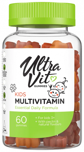ULTRAVIT Gummies Kids Multivitamin, Гаммис Кидс Мультивитамин, 60 таблеток