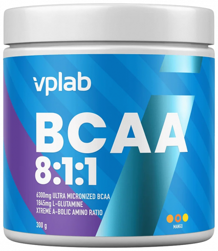 VP Laboratory BCAA 8:1:1, БЦАА 8:1:1, 300 грамм