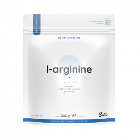 Nutriversum L-Arginine, Л-Аргинин, 200 грамм