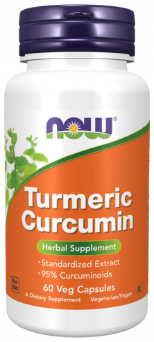 NOW Turmeric Curcumin, 60 капсул