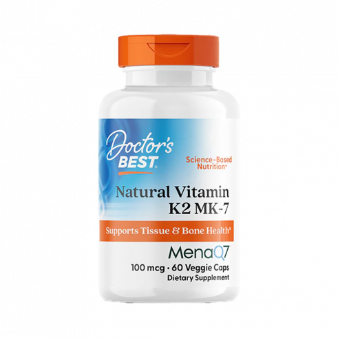 Doctor's Best Vitamin K2 MK-7, Витамин K2 MK-7, 60 капсул