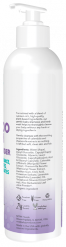 NOW Gentle Baby Shampoo &amp; Wash, Calming Lavender, 237 мл