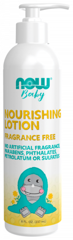 NOW Nourishing Baby Lotion - Fragrance Free, 237 мл