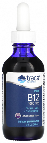 Trace Minerals Ionic B12 1000 mcg, 59 мл