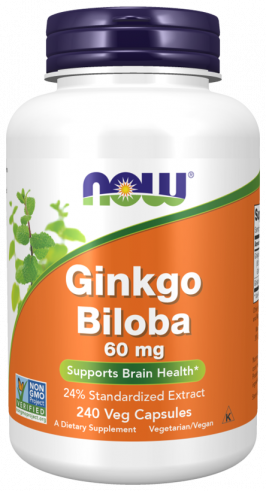 NOW Ginkgo Biloba 60 mg
