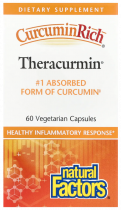 Natural Factors CurcuminRich Theracurmin, 60 капсул