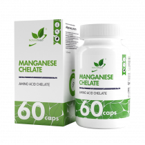 Natural Supp Manganese Chelate, 60 капсул