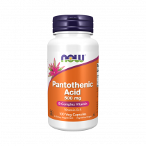 NOW Pantothenic Acid 500 mg, 100 капсул