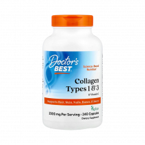 Doctor's Best Collagen Types 1 and 3 with Vitamin C, 240 капсул