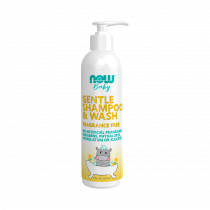 NOW Gentle Baby Shampoo &amp; Body Wash, Fragrance-Free, 237 мл